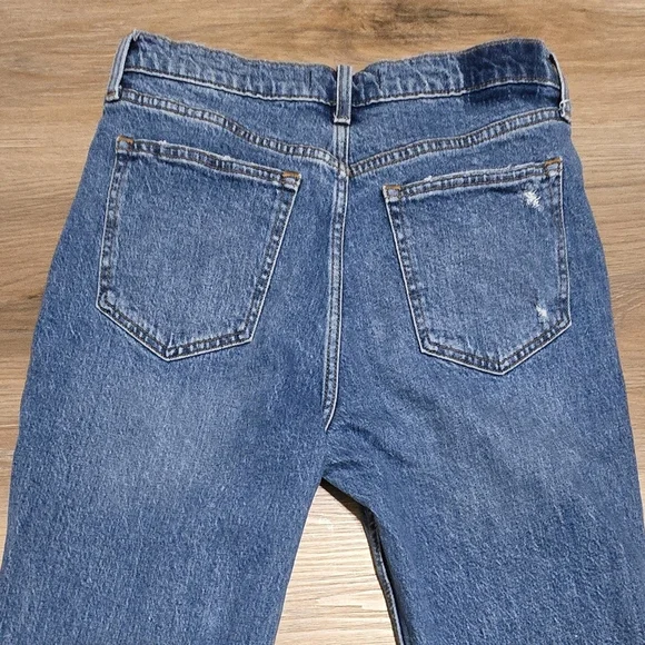 Abercrombie & Fitch The 90's Baggy Low Rise Busted Knee Women's Jeans Size 28 - Picture 4 of 14